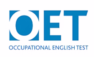 Doctor working on a computer for OET preparation